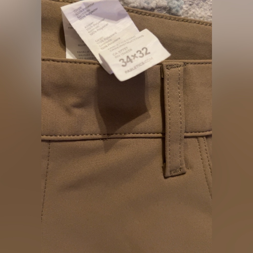 Men's Tan Fabletics Pants